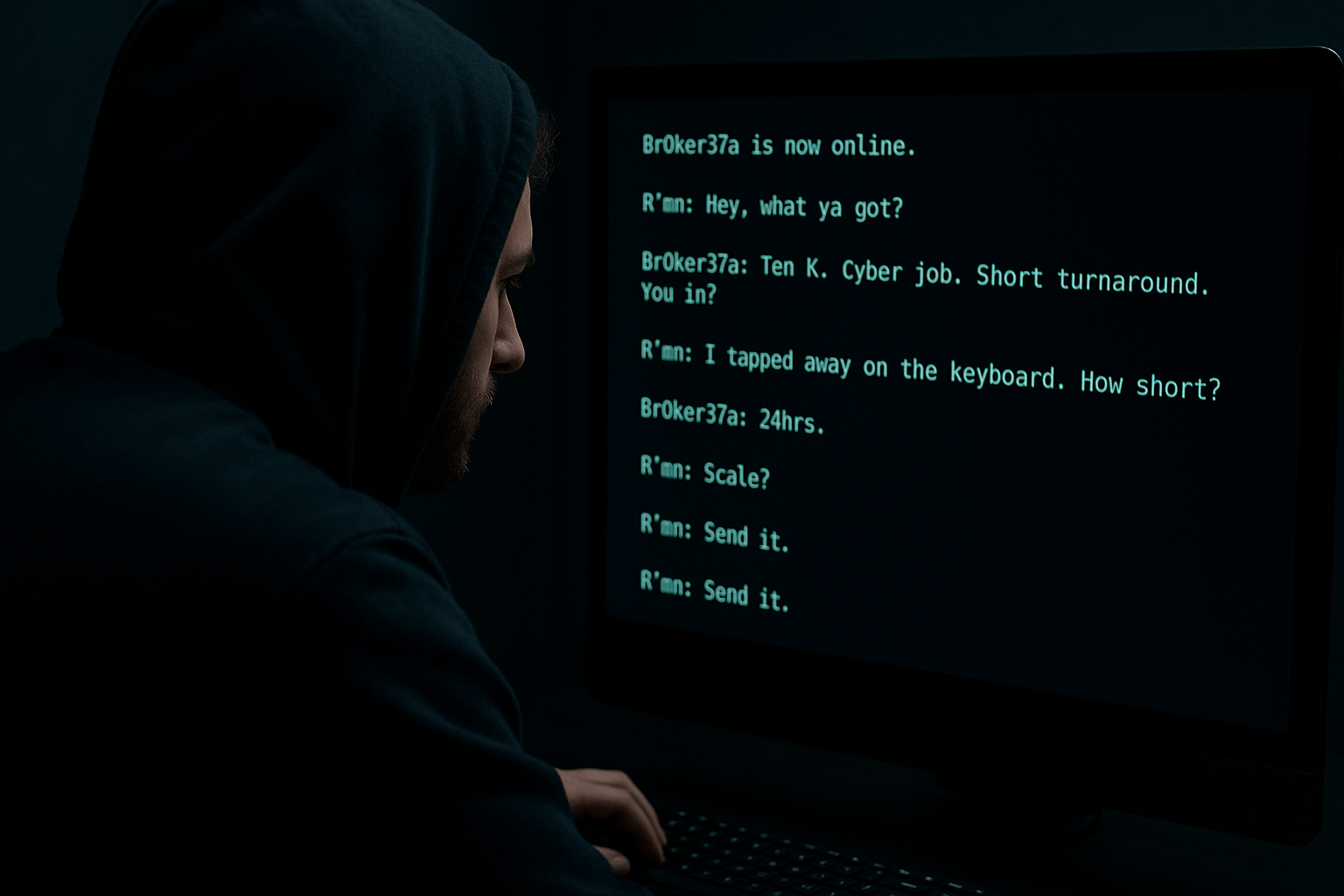Reepaman chats with the broker